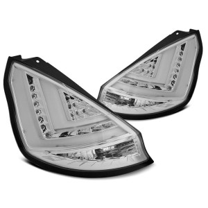 LAMPY DIODOWE FORD FIESTA MK7 12-15 HB CHROME LED - Części samochodowe Hansauto.pl
