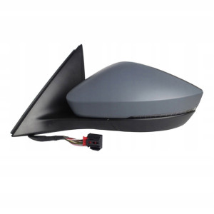 LUSTERKO SKODA KAMIQ SCALA 19-23 LEWE SKŁADANE ELEKTRYCZNIE MIGACZ LED