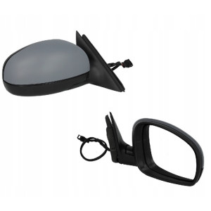 LUSTERKO SKODA ROOMSTER PRAKTIK 06-15 PRAWE MECHANICZNE DO MALOWANIA