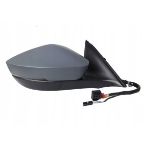 LUSTERKO SKODA OCTAVIA 20-24 PRAWE SKŁADANE ELEKTRYCZNIE LINE ASSIST LAMPKA