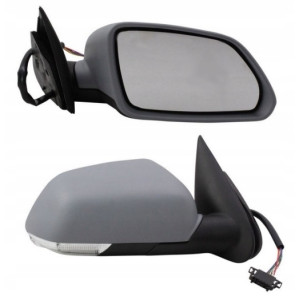 LUSTERKO SKODA OCTAVIA II 04-08 PRAWE DO MALOWANIA ELE OGRZEWANE LAMPKA