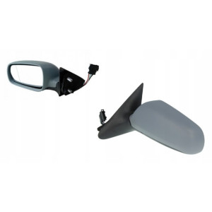 LUSTERKO SKODA OCTAVIA 97-09 LEWE DUŻE DO MALOWANIA ELEKTRYCZNE OGRZEWANE