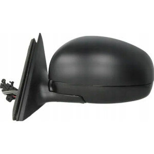 LUSTERKO SKODA FABIA 07-14 LEWE CZARNE MECHANICZNE