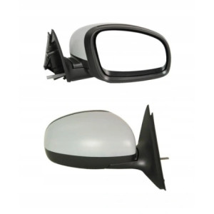 LUSTERKO SKODA FABIA 07-14 PRAWE DO MALOWANIA MECHANICZNE