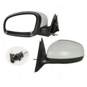 LUSTERKO SKODA FABIA 07-14 LEWE DO MALOWANIA MECHANICZNE