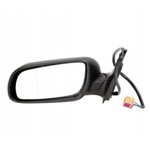 LUSTERKO SKODA FABIA 06-08 LEWE DUŻE DO MALOWANIA ELEKTRYCZNE OGRZEWANE