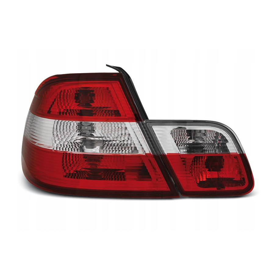 LAMPY TYLNE BMW E46 99-03 RED WHITE COUPE