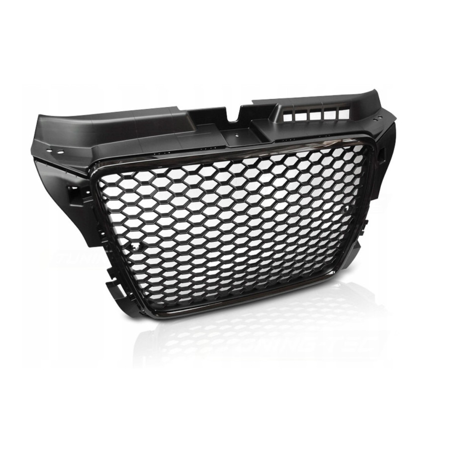 ATRAPA GRILL AUDI A3 08-12 SPORT GLOSSY BLACK PDC