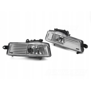 HALOGENY W ZDERZAK AUDI A6 C6 09-11 CLEAR SEDAN / KOMBI