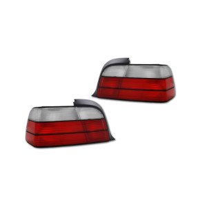LAMPY TYLNE BMW E36 90-99 SMOKE WHITE COUPE CABRIO - Części samochodowe Hansauto.pl
