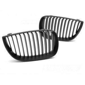 ATRAPA GRILL PRZEDNI NERKI BMW SERIA 1 E87 04-07 MATT BLACK HB 5D