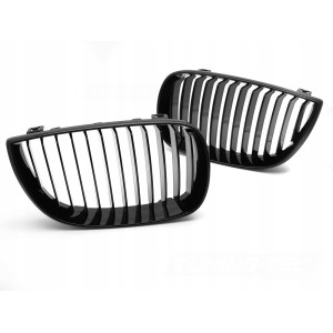 ATRAPA GRILL PRZEDNI NERKI BMW SERIA 1 E87 04-07 GLOSSY BLACK HB 5D
