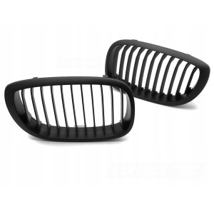 ATRAPA GRILL PRZEDNI NERKI BMW E46 LCI SEDAN / TOURING 01-05 MATT BLACK