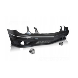 ZDERZAK PRZEDNI MERCEDES E-KLASA W211 S211 06-09 SPORT HALOGENY PDC