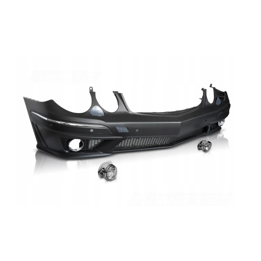 ZDERZAK PRZEDNI MERCEDES E-KLASA W211 S211 06-09 SPORT HALOGENY PDC