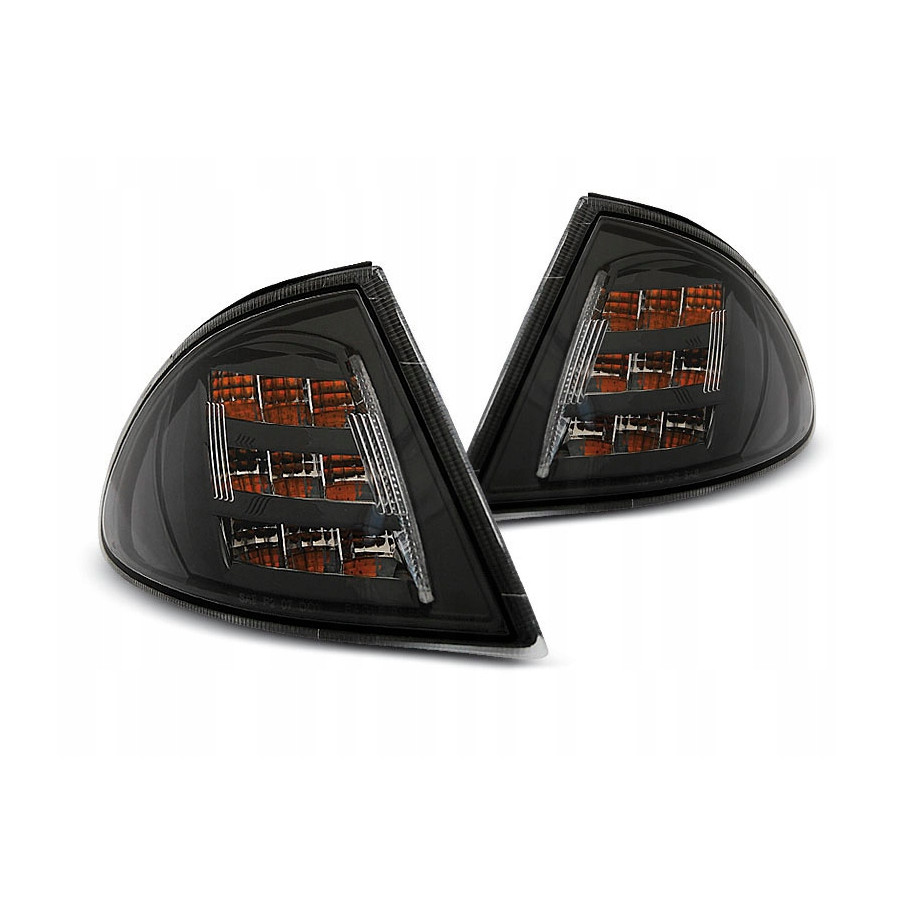MIGACZE PRZEDNIE BMW E46 05.98-08.01 BLACK LED