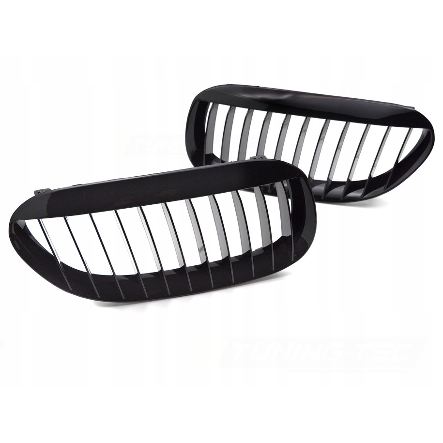 ATRAPA GRILL PRZEDNI NERKI BMW E63 02-10 / E64 04-10 GLOSSY BLACK