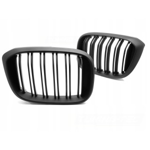 ATRAPA GRILL NERKI BMW X3 G01 17-21 / X4 G02 18-21 MATT BLACK DOUBLE BAR