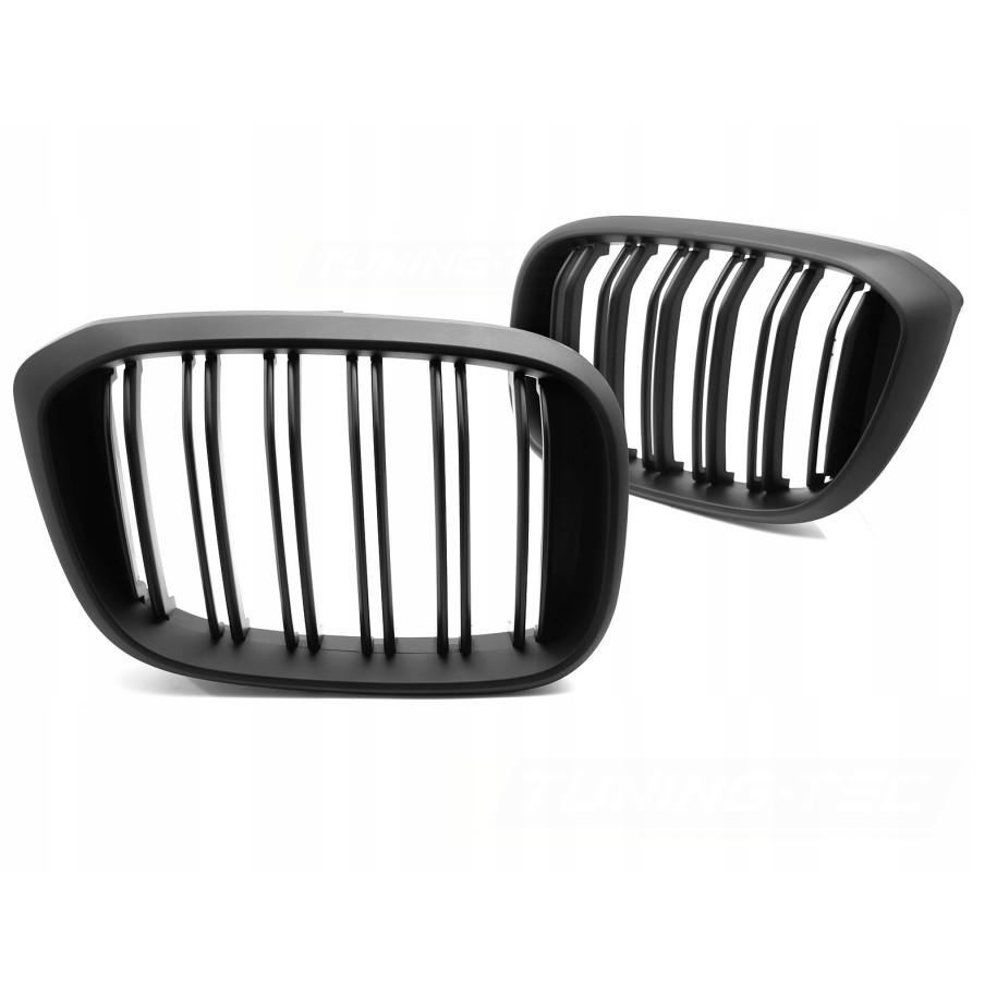ATRAPA GRILL NERKI BMW X3 G01 17-21 / X4 G02 18-21 MATT BLACK DOUBLE BAR