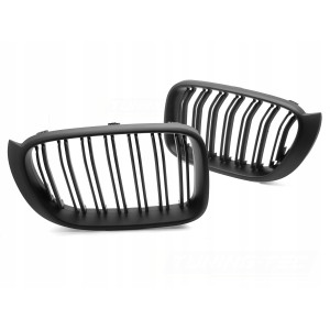 ATRAPA GRILL NERKI BMW X3 F25 LCI 14-17 X4 F26 14-18 MATT BLACK DOUBLE BAR