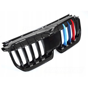 ATRAPA GRILL PRZEDNI BMW X1 U11 22- GLOSSY BLACK TRI-COLOUR