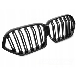 ATRAPA GRILL PRZEDNI NERKI BMW X6 G06 19-23 GLOSSY BLACK DOUBLE BAR