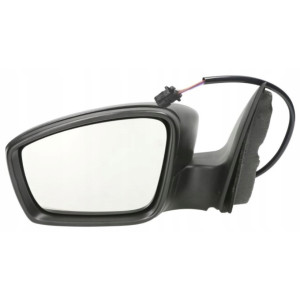 LUSTERKO SEAT TOLEDO SKODA RAPID 12-16 LEWE CZARNE ELEKTRYCZNE OGRZEWANE