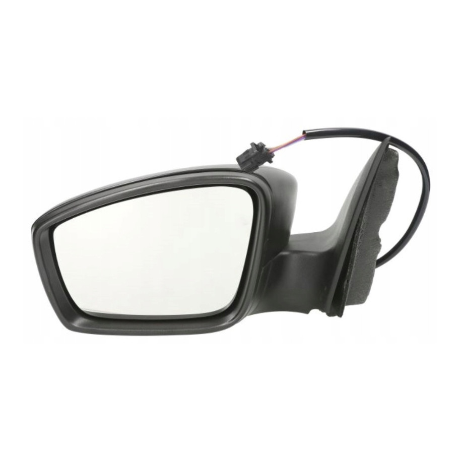 LUSTERKO SEAT TOLEDO SKODA RAPID 12-16 LEWE CZARNE ELEKTRYCZNE OGRZEWANE