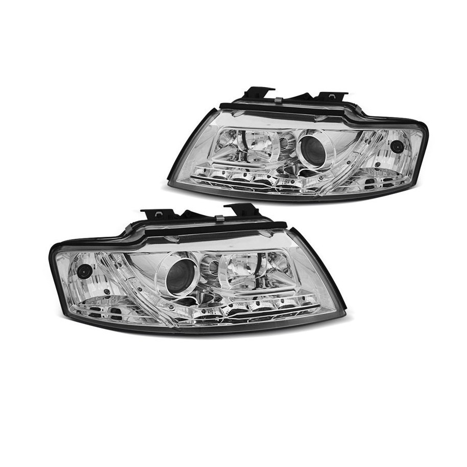 LAMPY REFLEKTORY AUDI A4 B6 CABRIO 02-06 CHROME