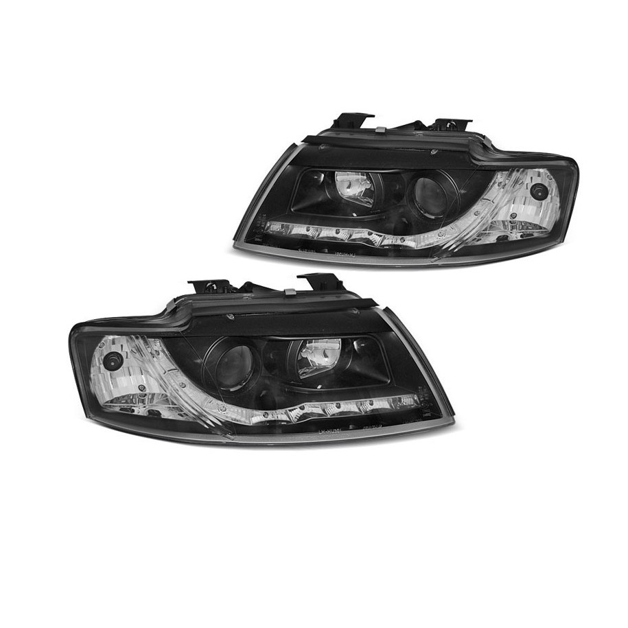 LAMPY AUDI A4 B6 02-06 CABRIO DAYLIGHT BLACK