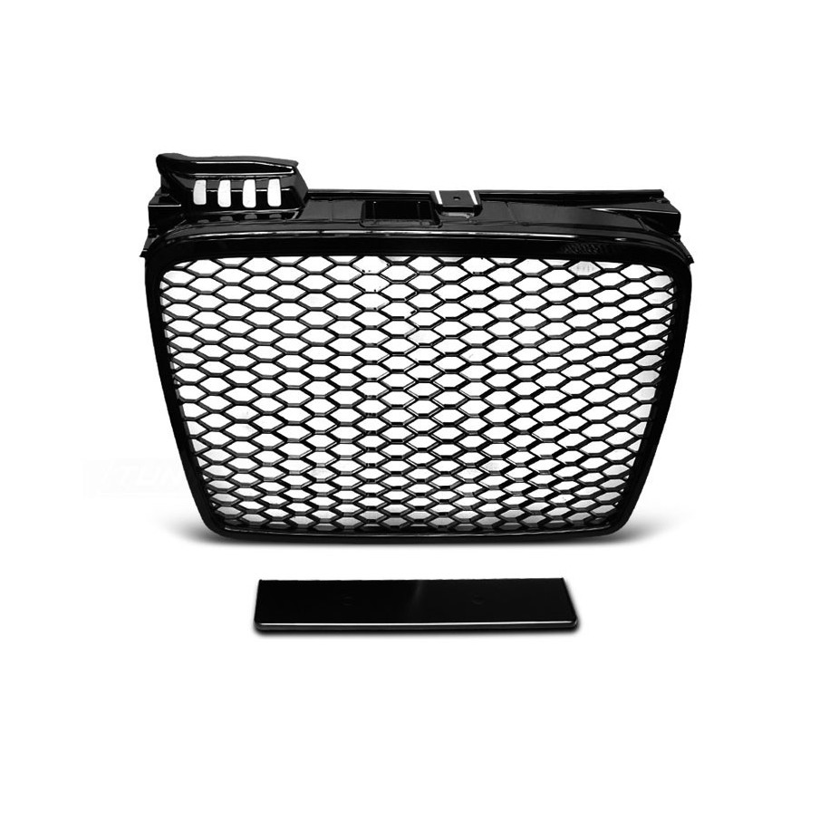 ATRAPA AUDI A4 B7 2004-08 RS-STYLE BLACK POŁYSK