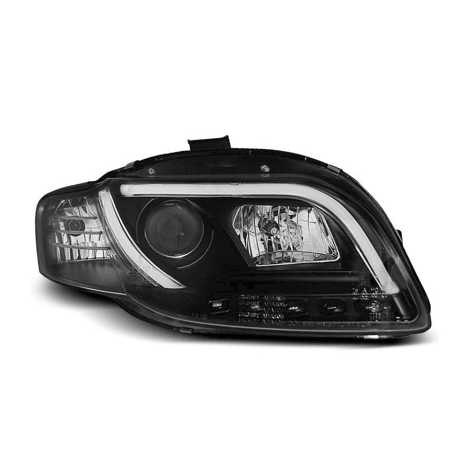 LAMPY REFLEKTORY AUDI A4 B7 05-07 LED BLACK TUBE