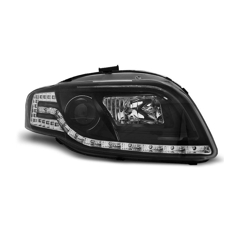 LAMPY REFLEKTORY AUDI A4 B7 04-08 LED TUBE BLACK