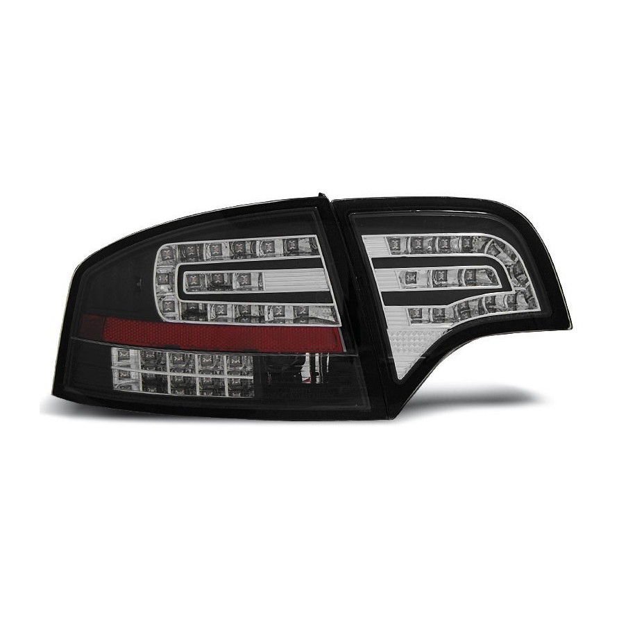 LAMPY DIODOWE AUDI A4 B7 04-07 SEDAN BLACK LED