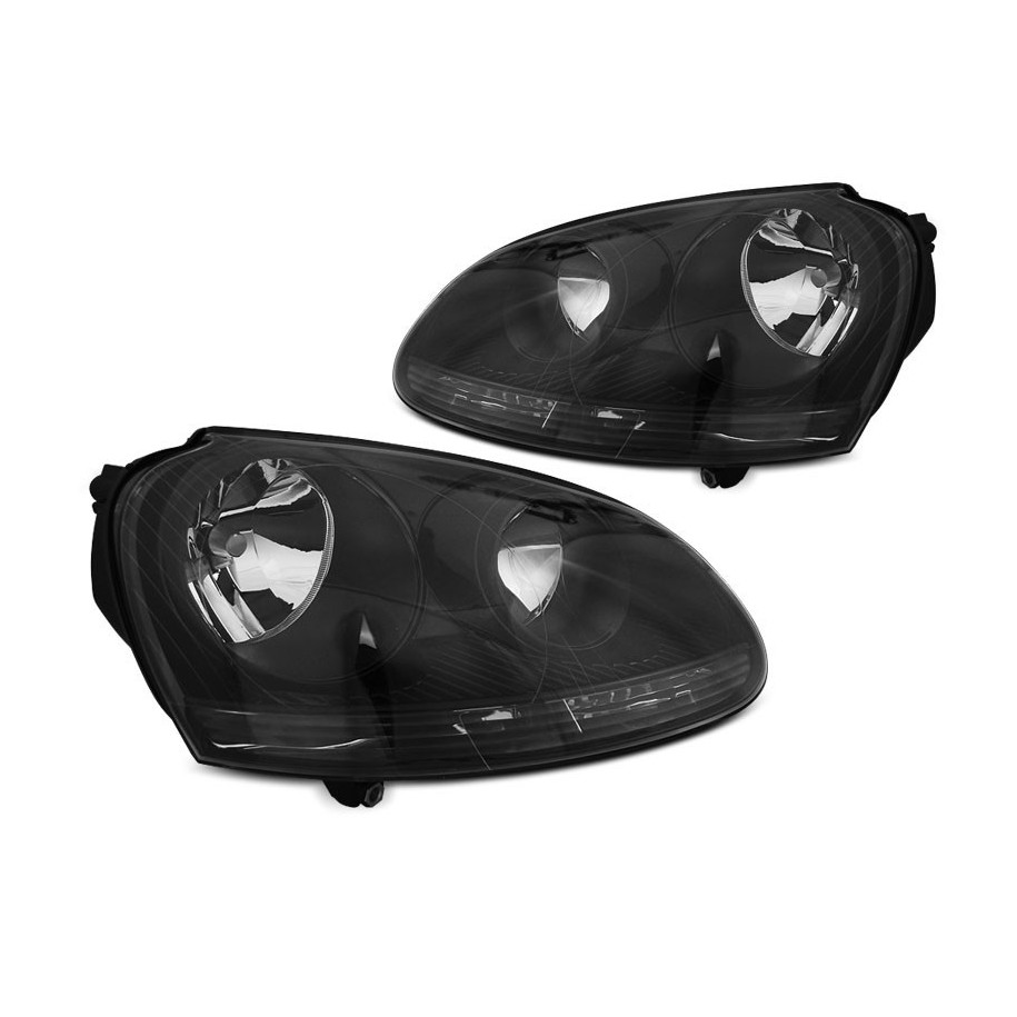 LAMPY REFLEKTORY VW GOLF V 5 2003-09 BLACK