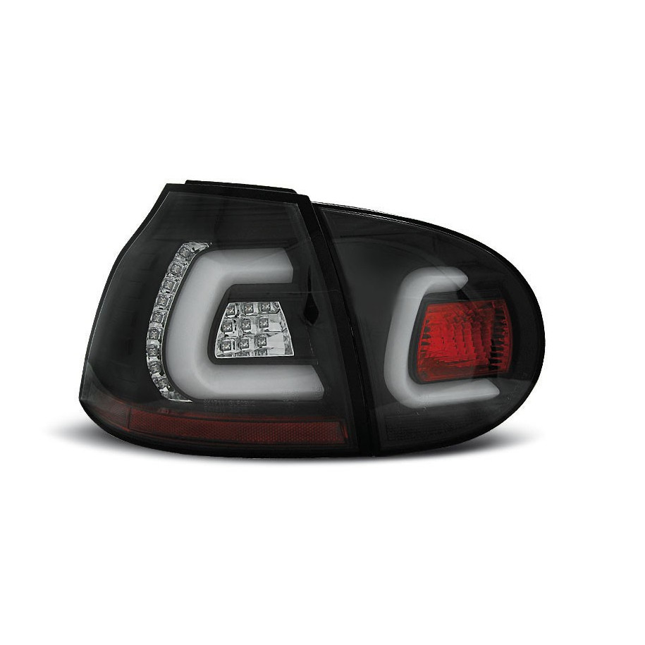 LAMPY TYLNE DIODOWE VW GOLF V 5 2003-09 BLACK LED BAR