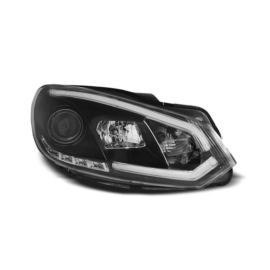 LAMPY REFLEKTORY VW GOLF VI 6 2008-12 TUBE LIGHT TRU DRL BLACK