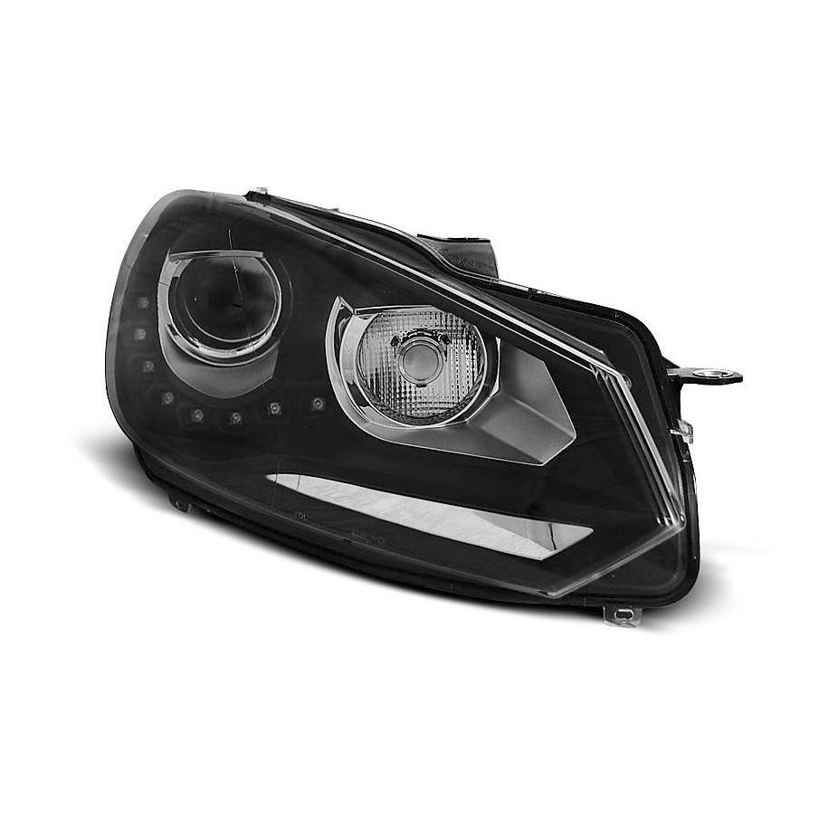 LAMPY REFLEKTORY VW GOLF VI 6 08-12 TRUE DRL BLACK