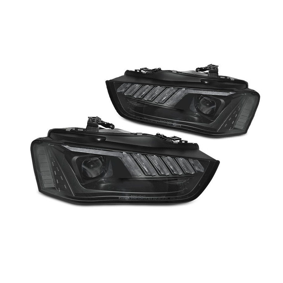 LAMPY REFLEKTORY AUDI A4 B8 12-15 XENON BLACK LED