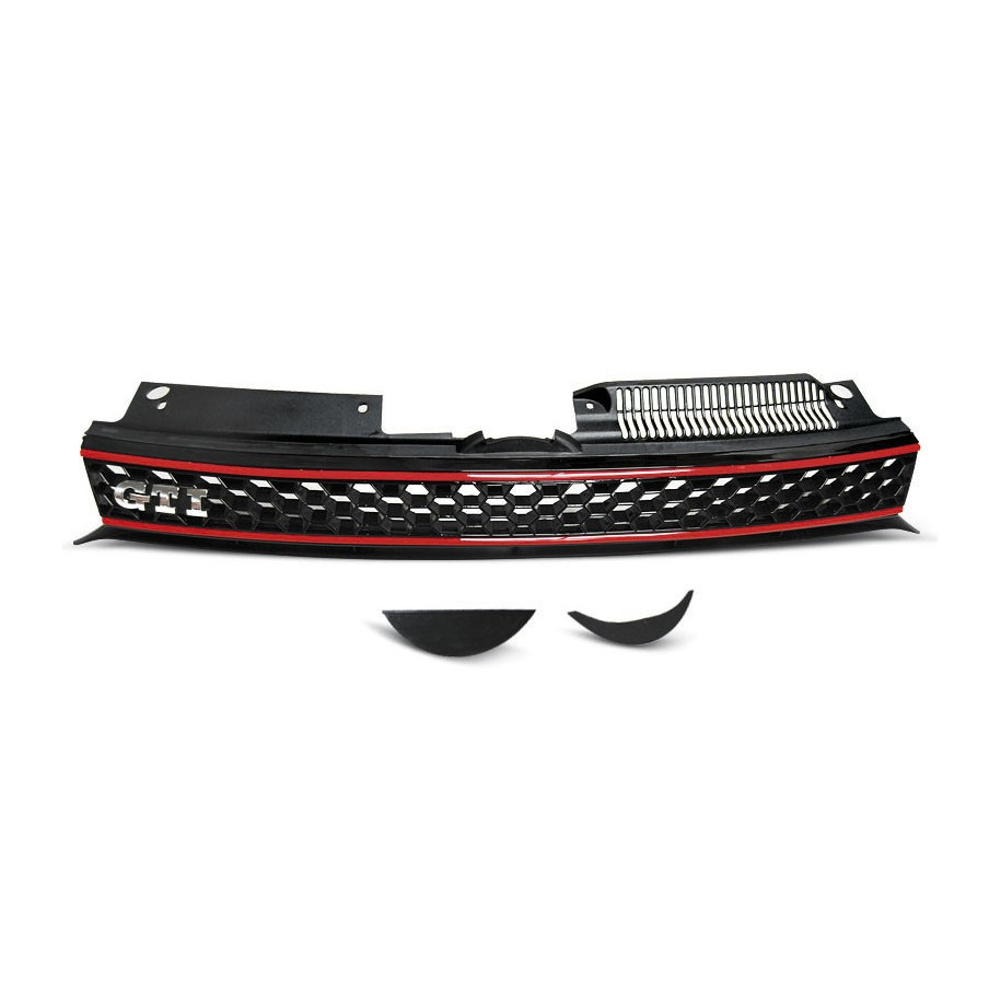 ATRAPA GRILL SPORT VW GOLF 6 VI 2008-12 GTI STYLE TUNING BLACK