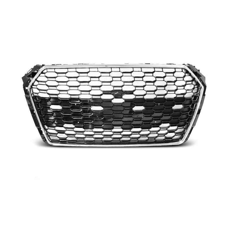 ATRAPA GRILL AUDI A4 B9 15-19 SPORT CHROME BLACK