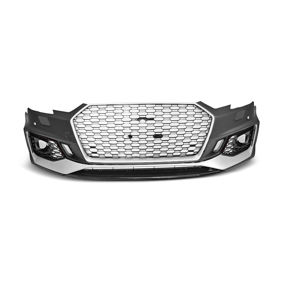 ZDERZAK PRZEDNI AUDI A4 B9 15-19 SPORT PDC SILVER BLACK
