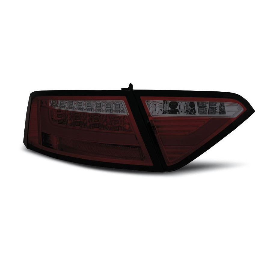 LAMPY DIODOWE AUDI A5 07-11 COUPE RED SMOKE LED