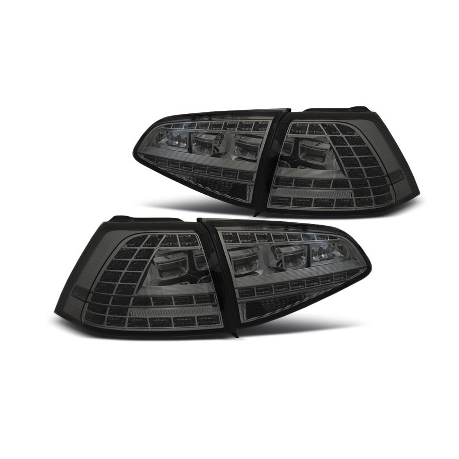 LAMPY DIODY VW GOLF 7 VII 2013-17 SMOKE LED DTS