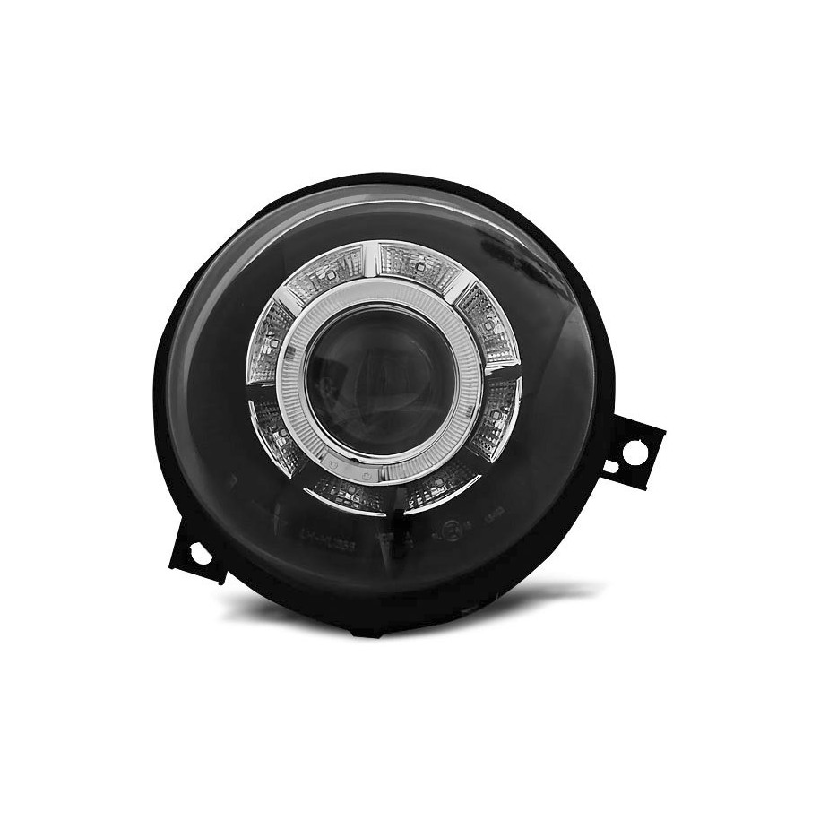 LAMPY REFLEKTORY VW LUPO 98-05 BLACK RINGI LED