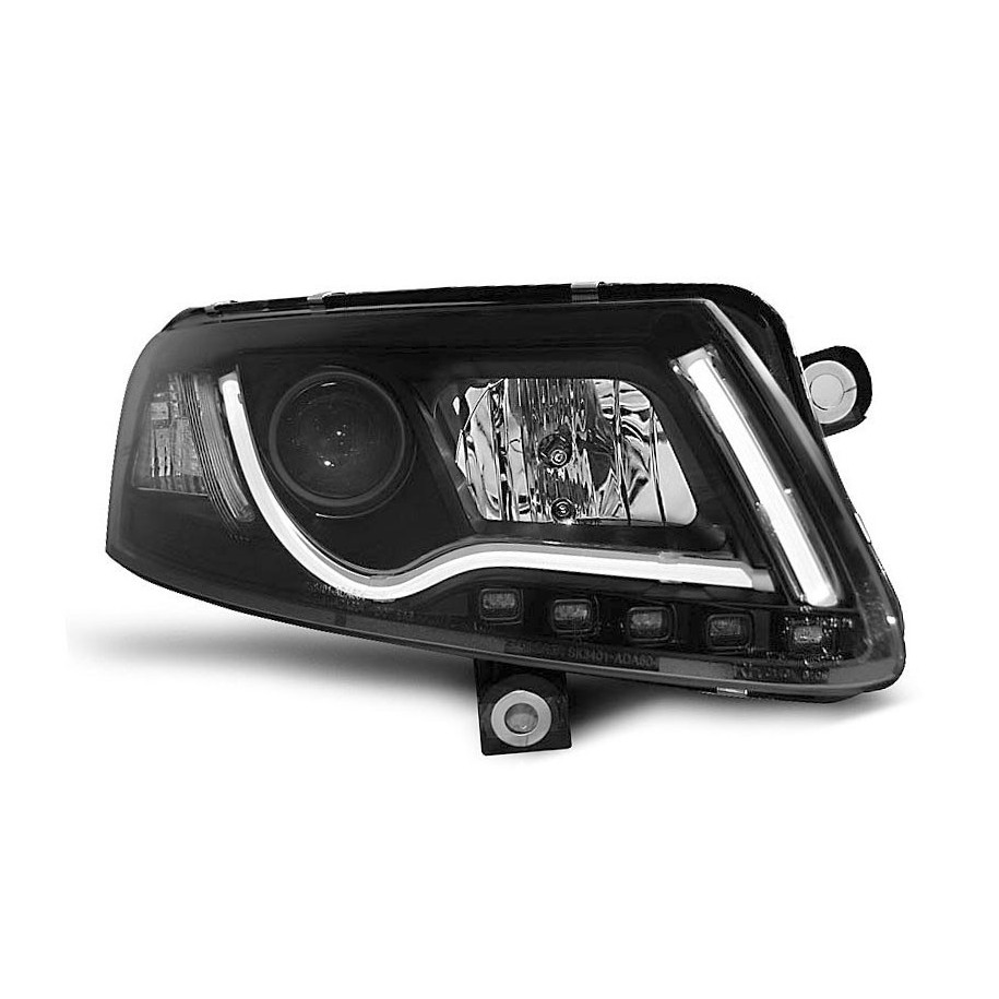 LAMPY REFLEKTORY AUDI A6 C6 04-08 LED TUBE BLACK