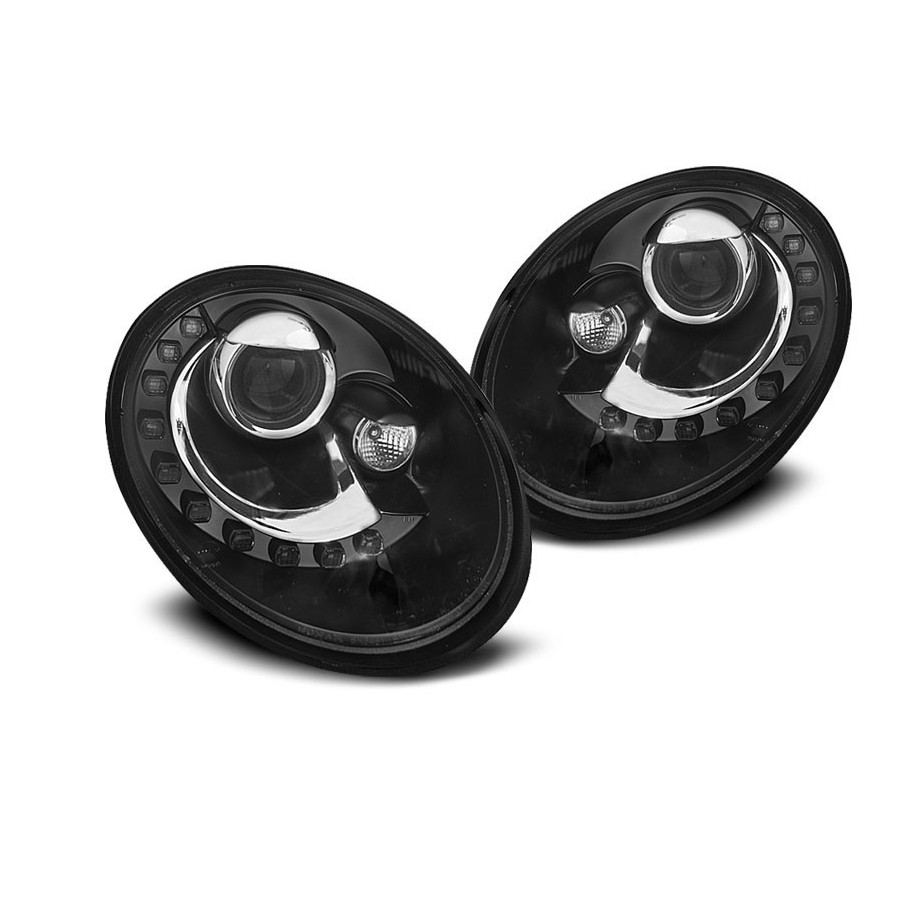 LAMPY REFLEKTORY VW NEW BEETLE 06-12 LED BLACK