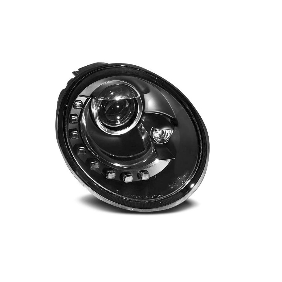 LAMPY REFLEKTORY VW NEW BEETLE 98-05 BLACK LED