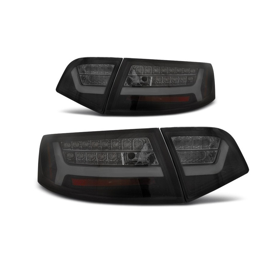 LAMPY DIODOWE AUDI A6 08-11 SEDAN BLACK  LED DTS