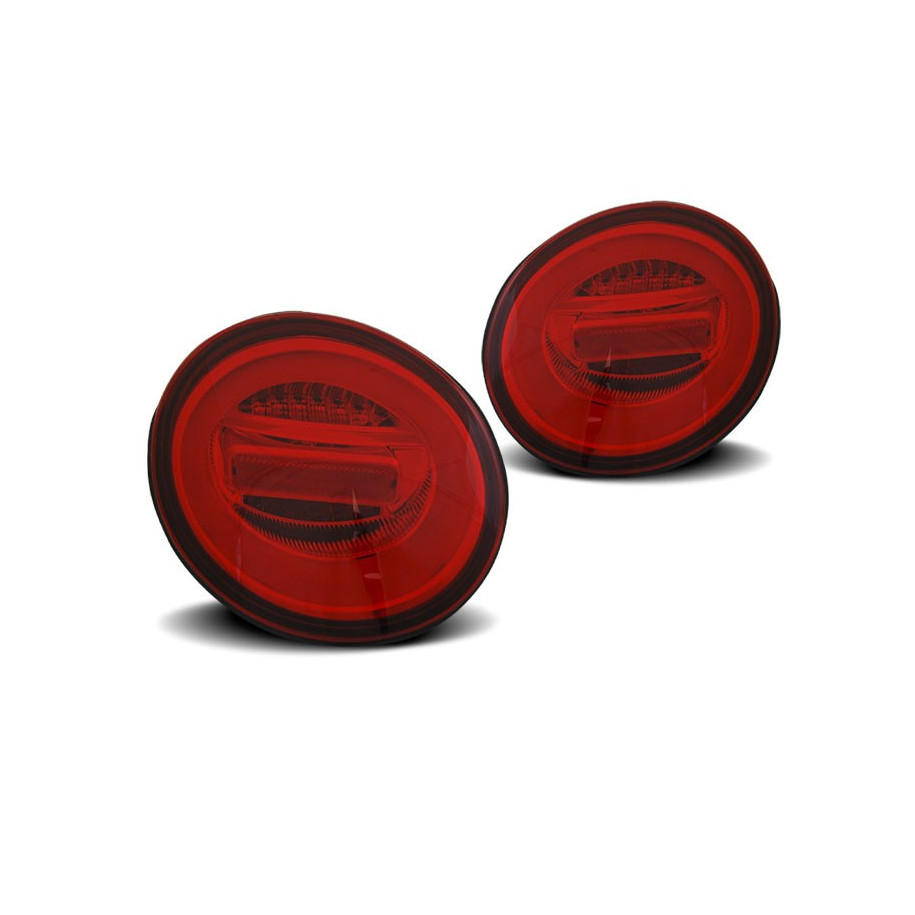 LAMPY TYLNE DIODOWE VW NEW BEETLE 1998-05 RED WHITE LED BAR DTS
